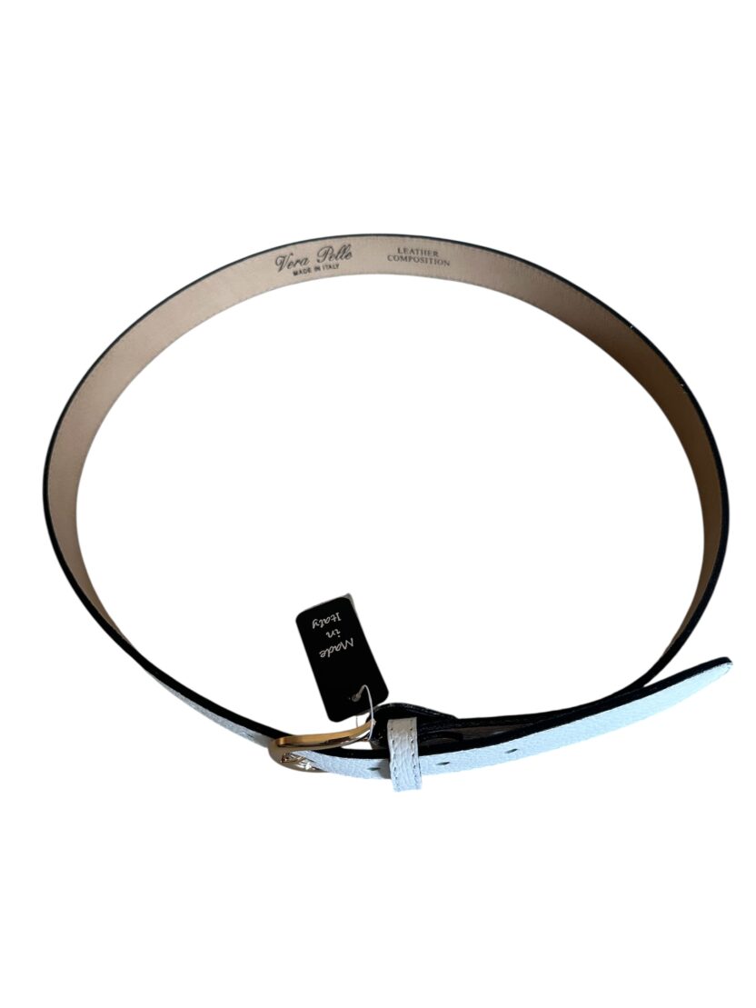 Beige Leather Belt - Image 2