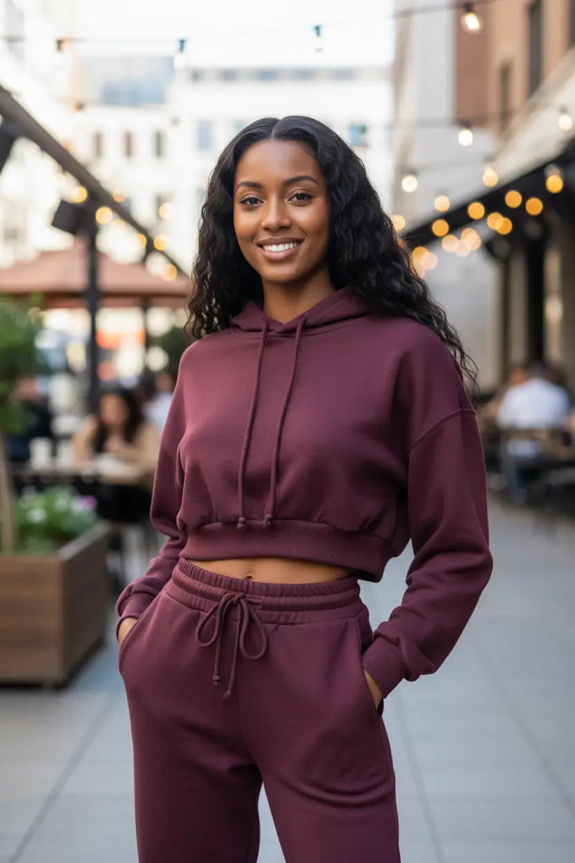 Burgundy Hoodie