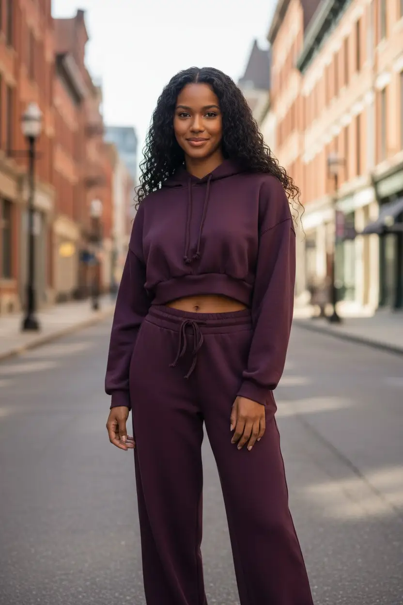 Burgundy Joggers